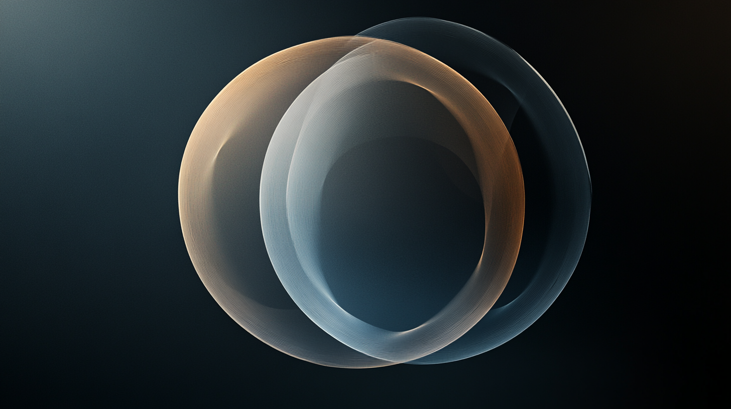 Light through layered glass