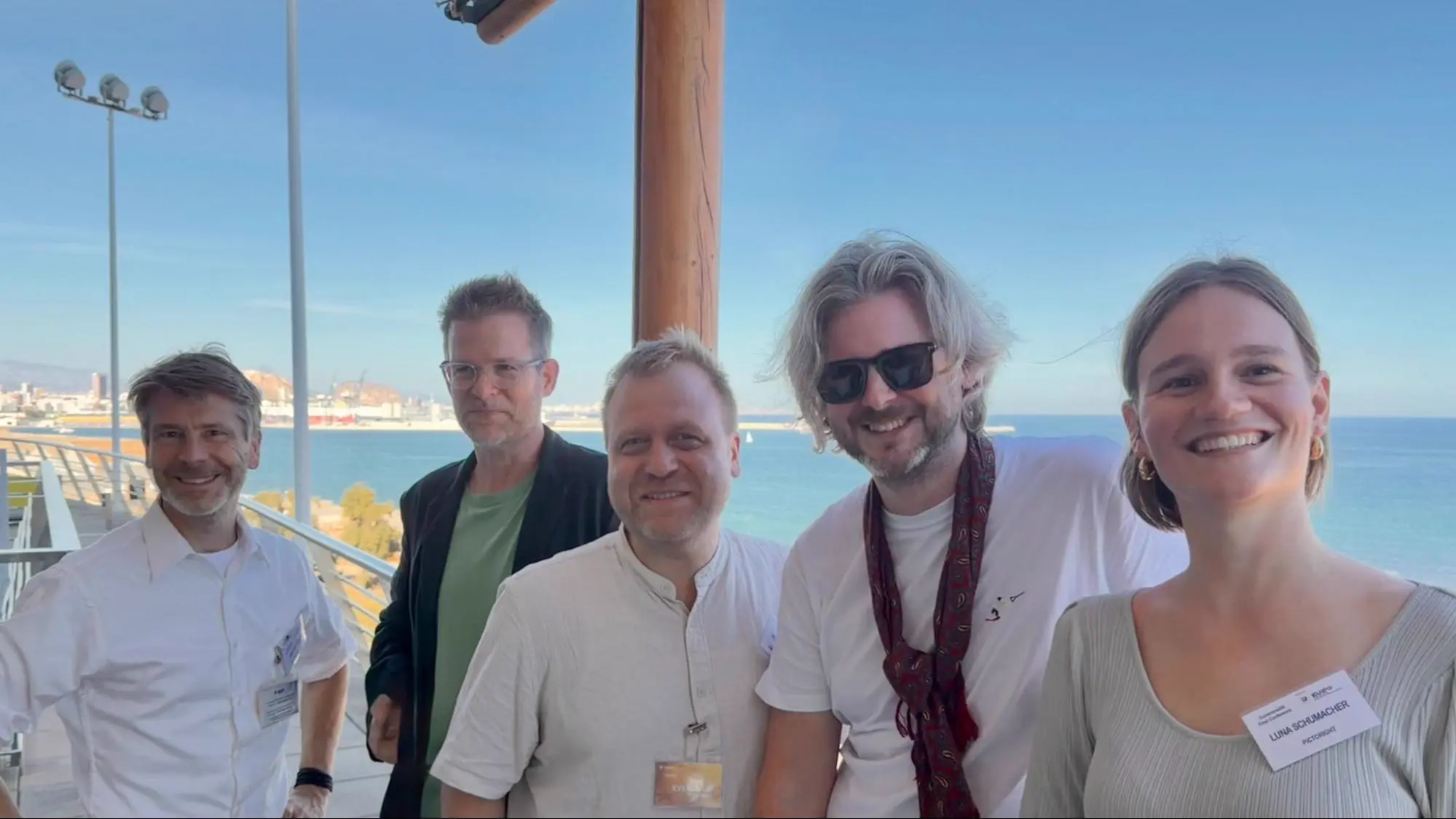 Left-to-right: Erik Schultes (Partners in FAIR), Paul Keller (Open Future), Sebastian Posth (Liccium), Thom Vaughan (Common Crawl), and Luna Schumacher (Pictoright).