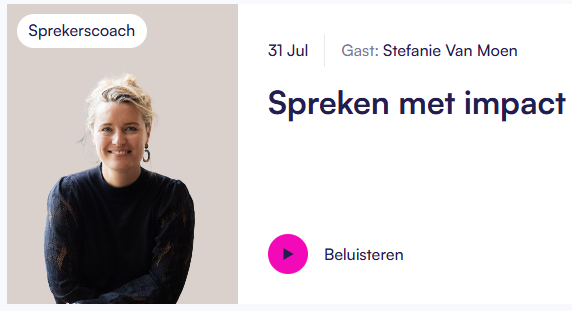 podcast stefanie van moen en Peter Snauwaert