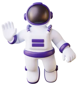 Astronaut saying Hi