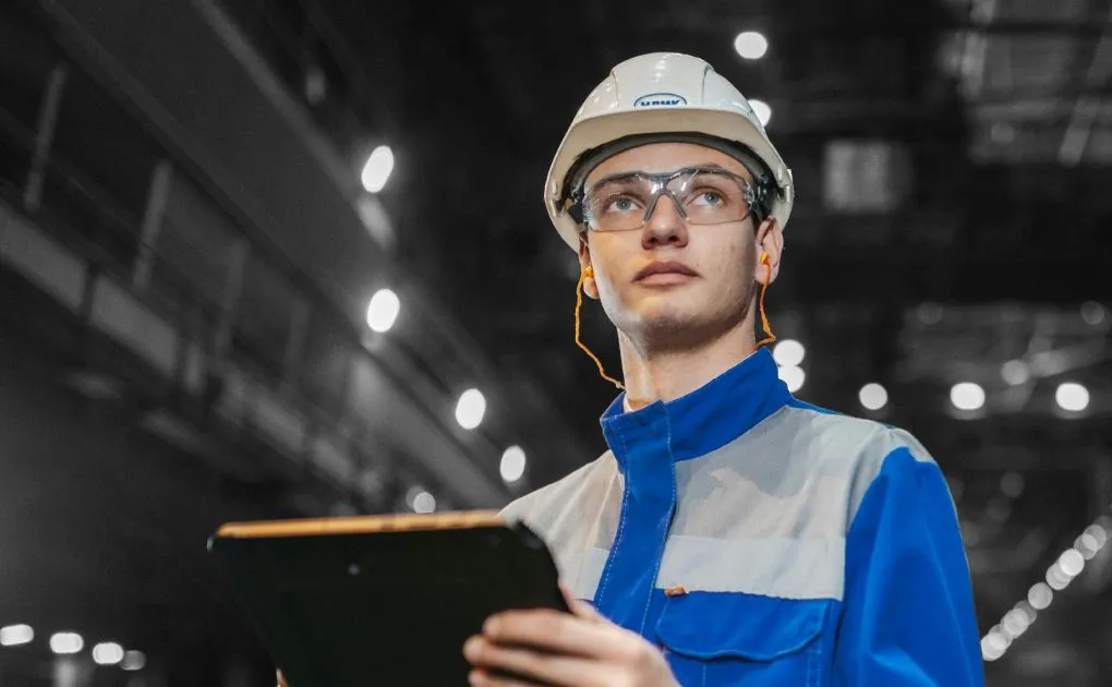 engineer in the field