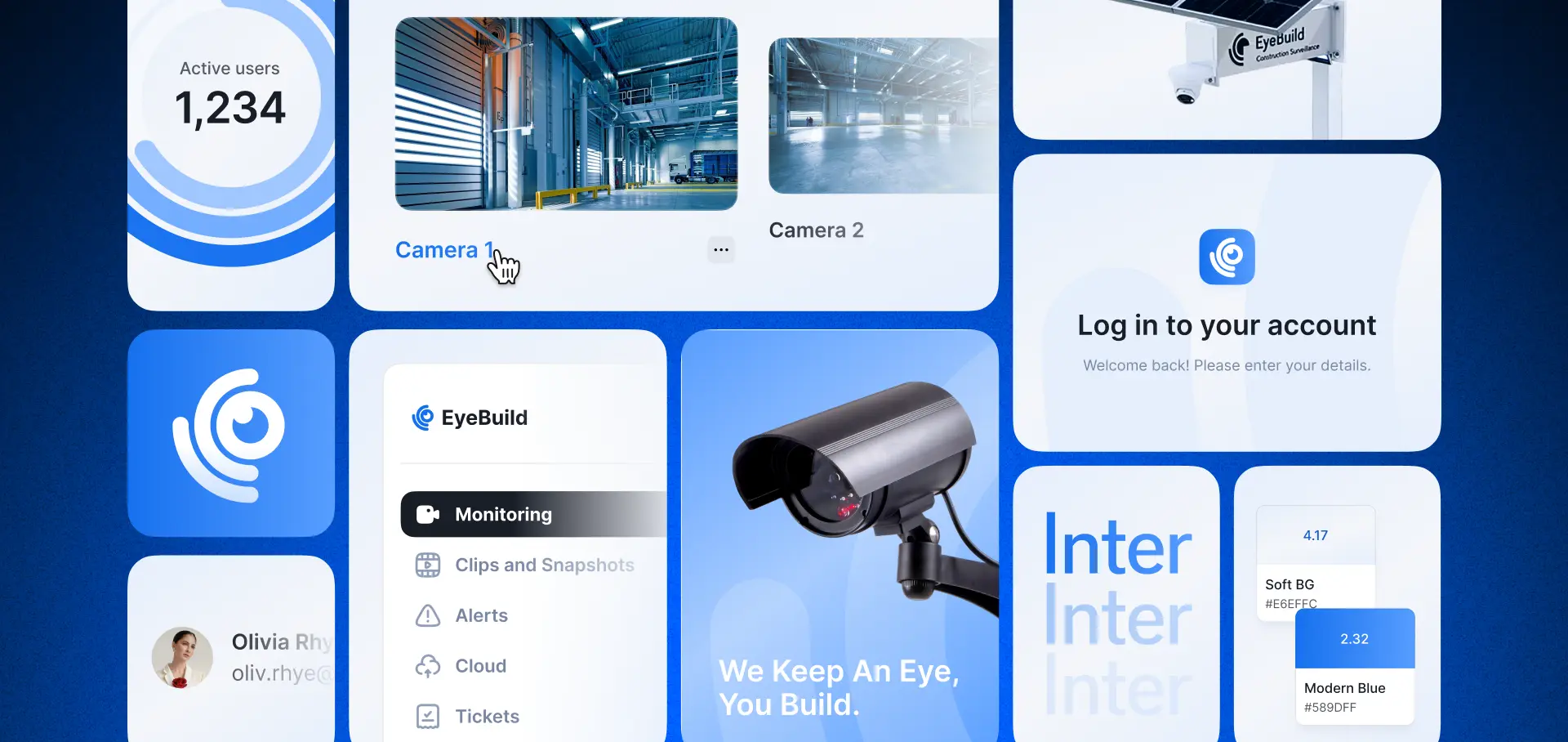 Итерация компонентов дизайн-системы EyeBuild — токены, варианты и микрокопирайт для SaaS управления стройкой