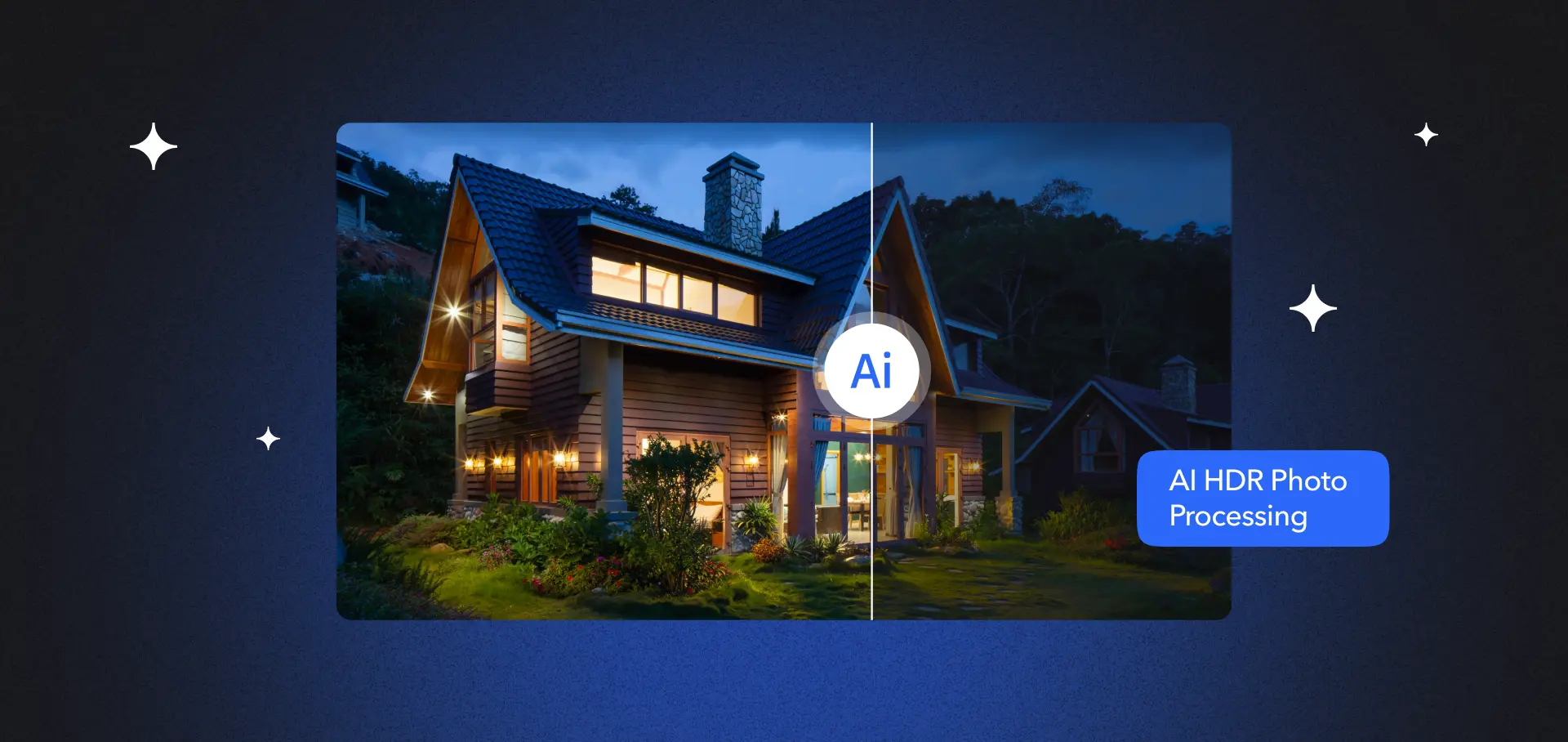 AI HDR-обработка фото: объединение нескольких экспозиций для сбалансированной съёмки недвижимости