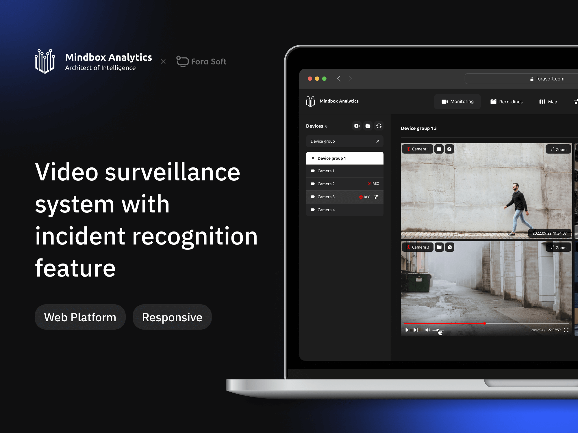Умная система видеонаблюдения для распознавания инцидентов и оповещений в реальном времени
