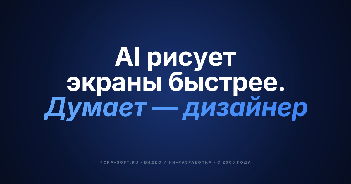 Как AI ускоряет UX/UI-дизайн в сложных цифровых продуктах — обложка