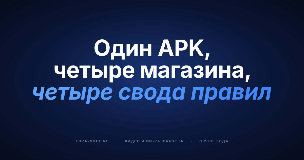 Как распространять Android-приложения за пределами Google Play в 2026 году: Amazon, Samsung, Huawei, прямой APK — обложка