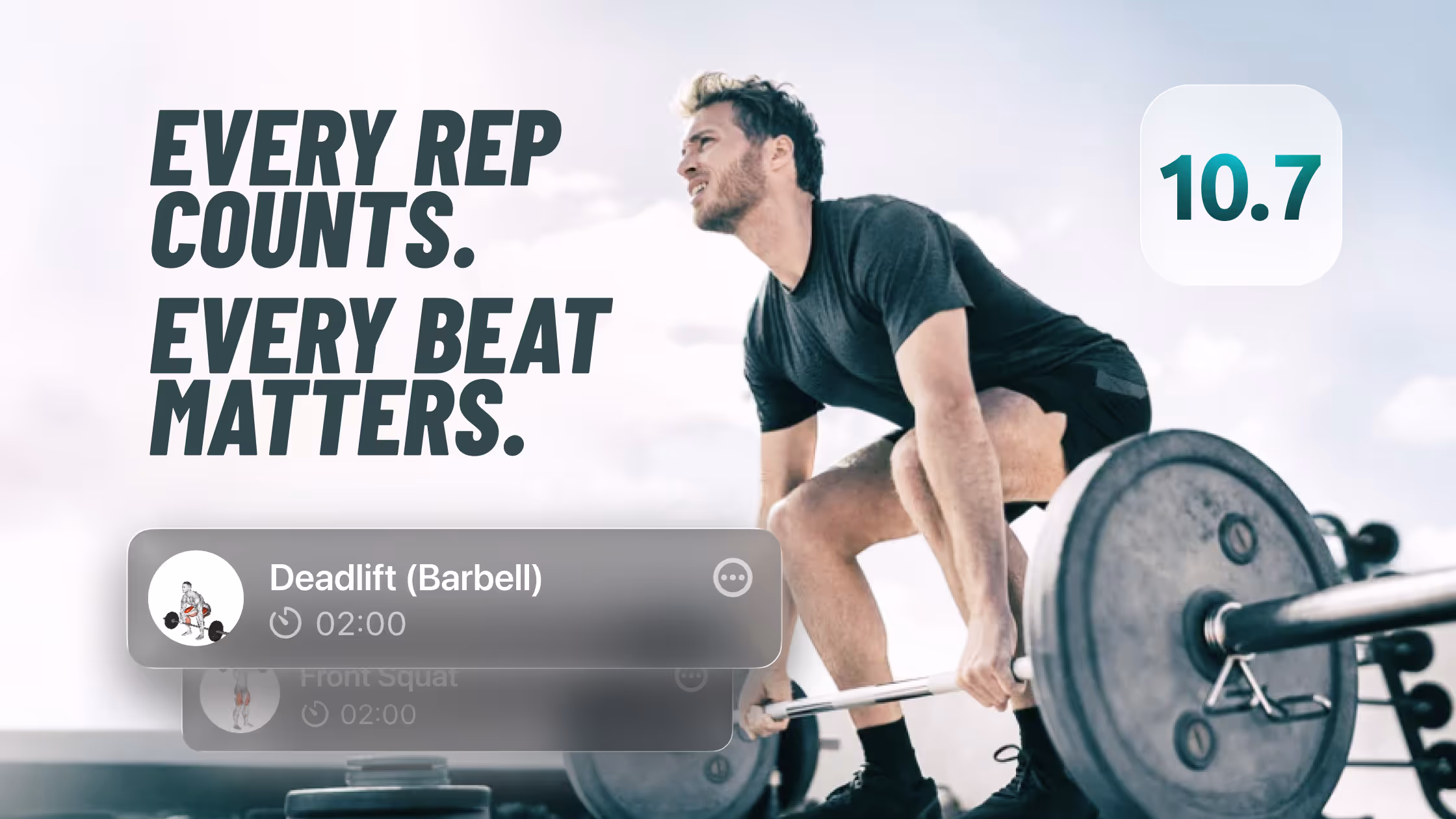 FITIV 10.7, the complete strength and heart rate tracker in one app