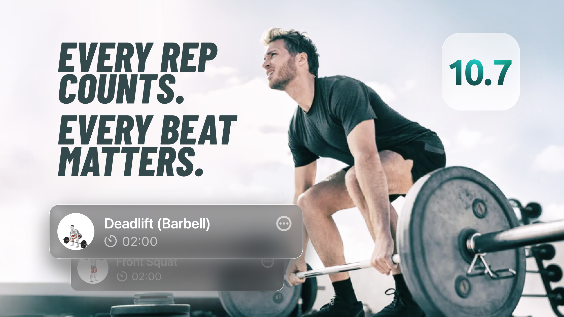 FITIV 10.7, the complete strength and heart rate tracker in one app