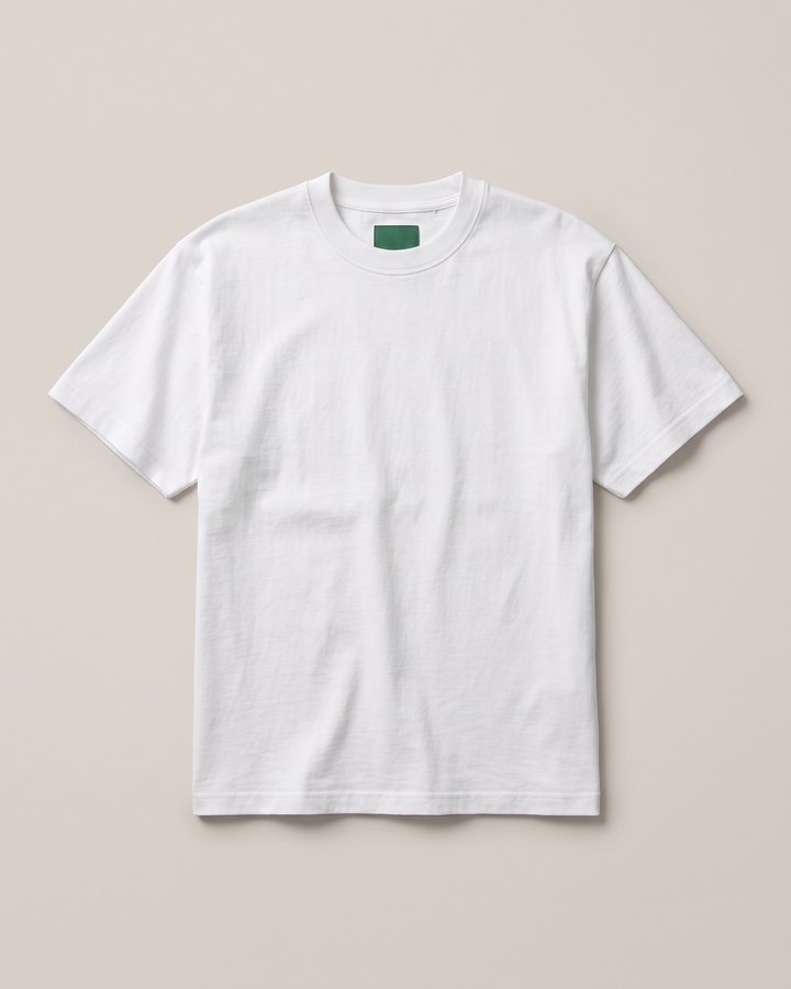 Weißes T-Shirt, Produktfoto