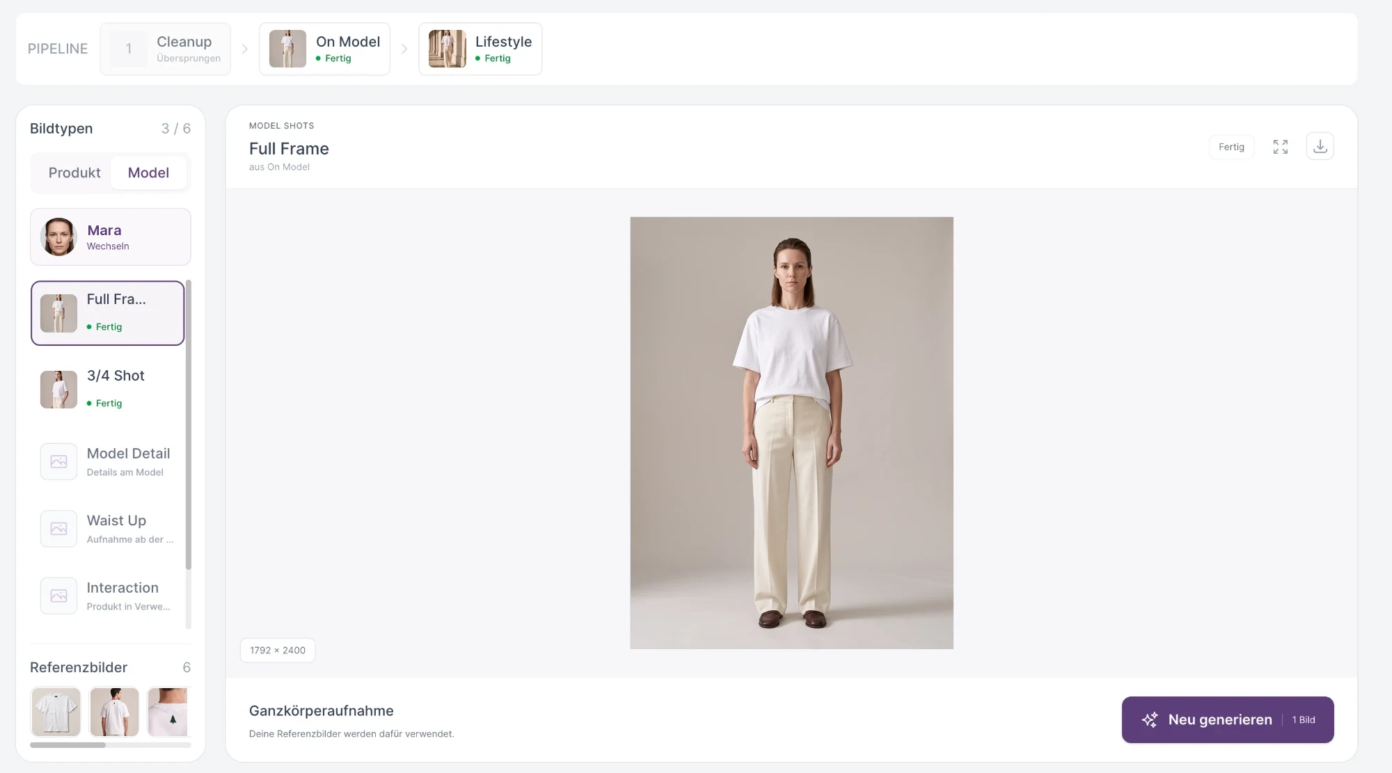 Pine Studio in Hello Pine: Model-Shot Full Frame mit der Pipeline Cleanup, On Model und Lifestyle
