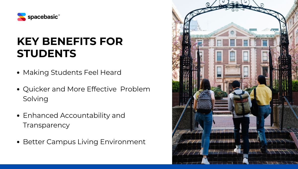 Key points of benefits in Hostel Complaint Management Systems