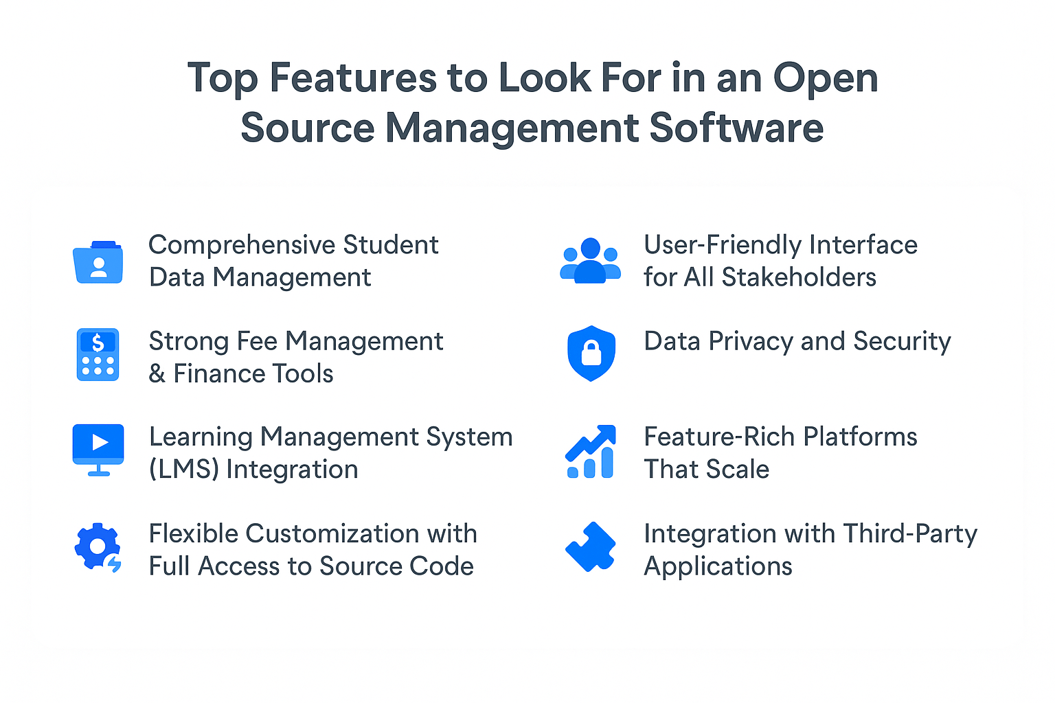 Top Features to Look For in an Open Source Management Software