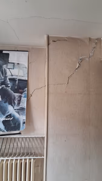 photo d'un diagnostic fissure à Melun (fissure mur 3)