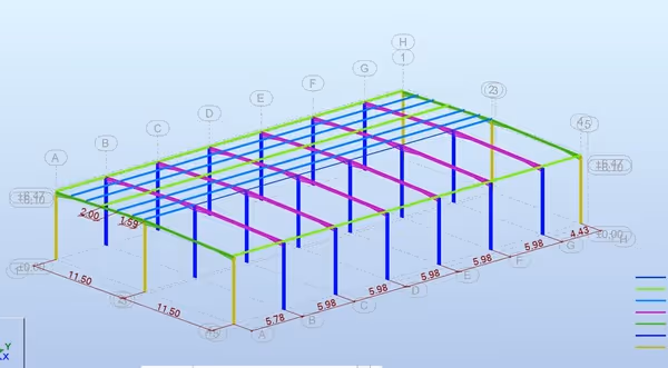 Plans d'exécution et note de calcul, Dimensionnement Robot Structural Paris 18 (1)