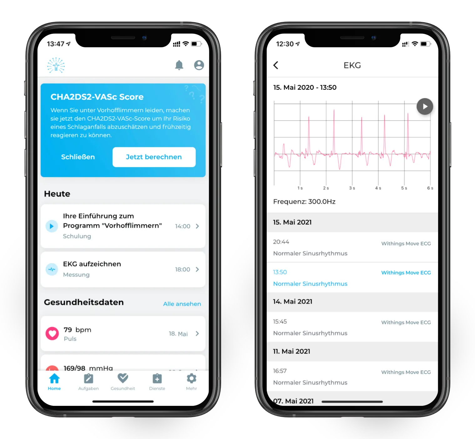 Beispielanzeige iATROS App