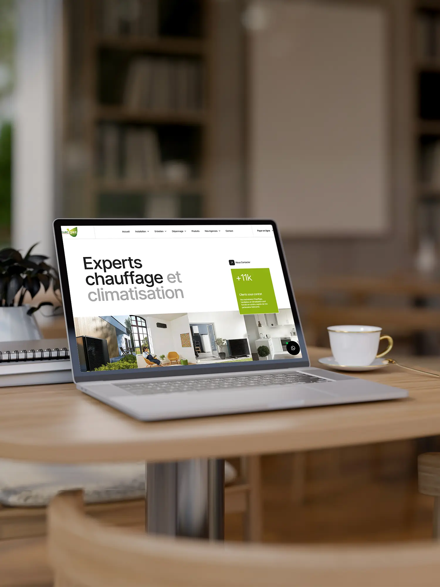 Refonte Site Web : Elec'Gaz Maintenance