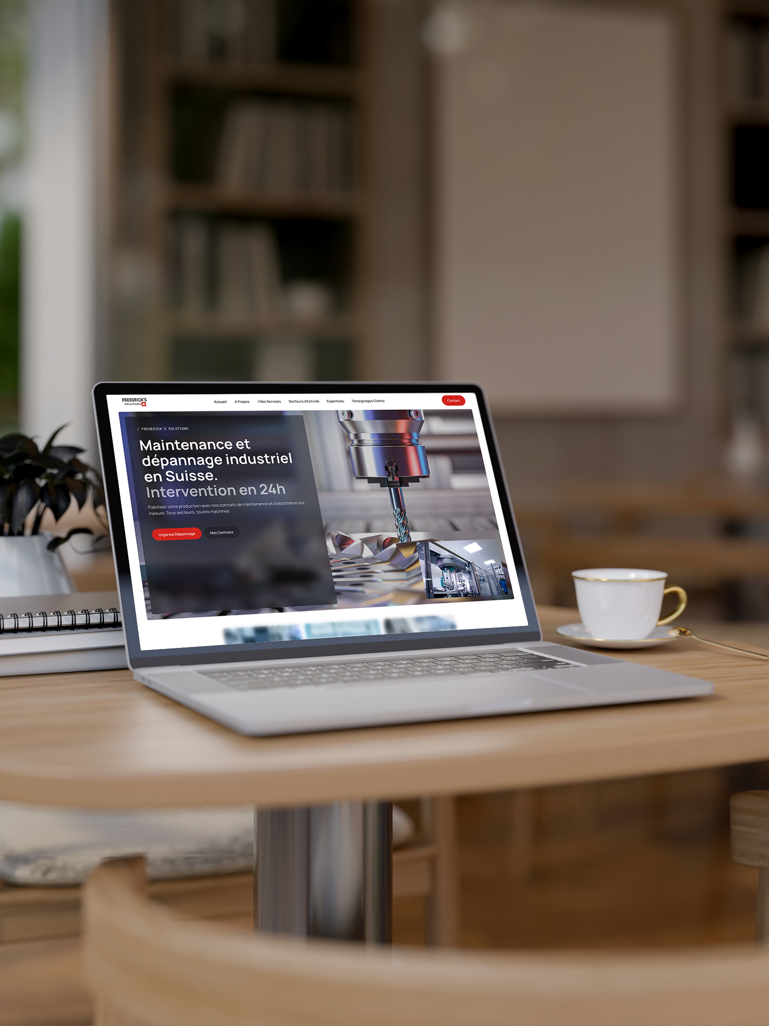 Frederick’s Solutions : Déployer un site Webflow haute performance pour conquérir le marché industriel suisse
