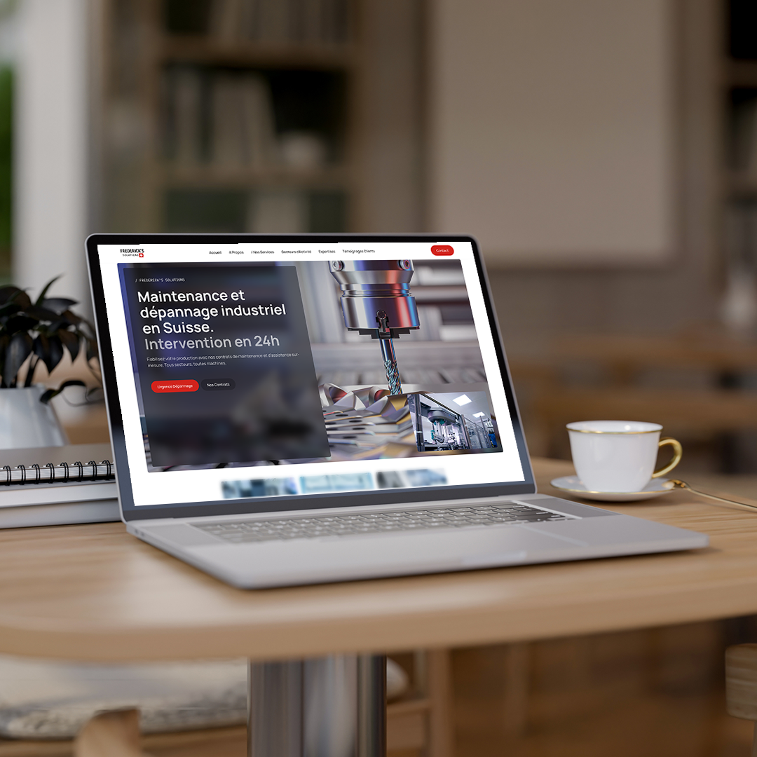 Frederick’s Solutions : Déployer un site Webflow haute performance pour conquérir le marché industriel suisse