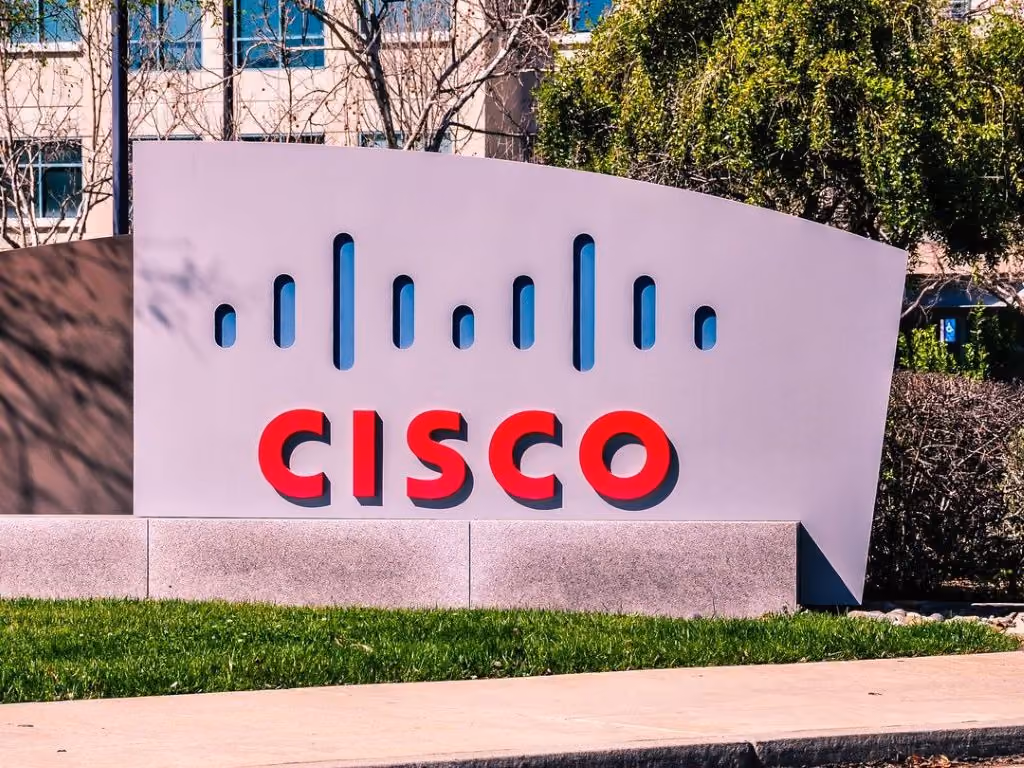Cisco sign outside corporate office