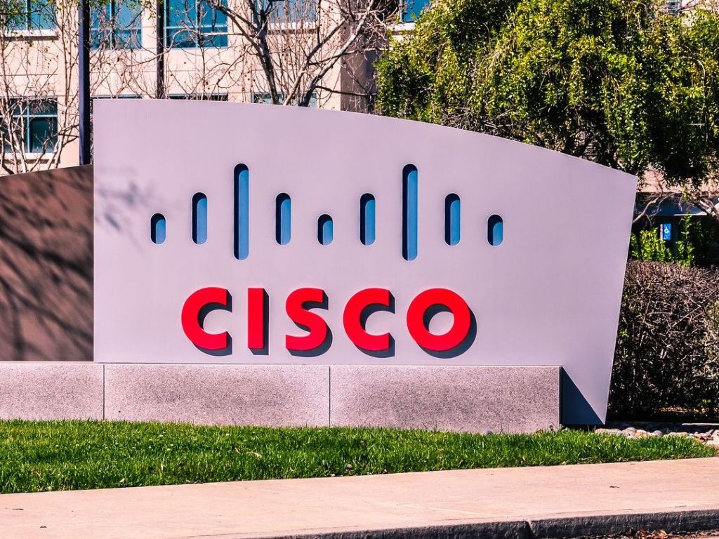 Cisco sign outside corporate office