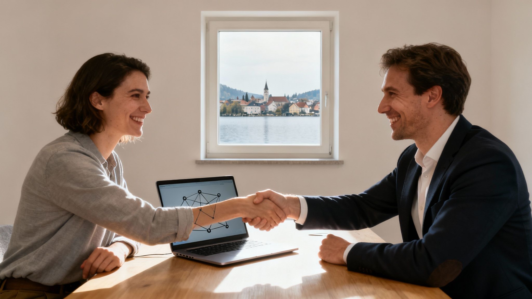 A team of IT professionals collaborating in a modern Oakville office.