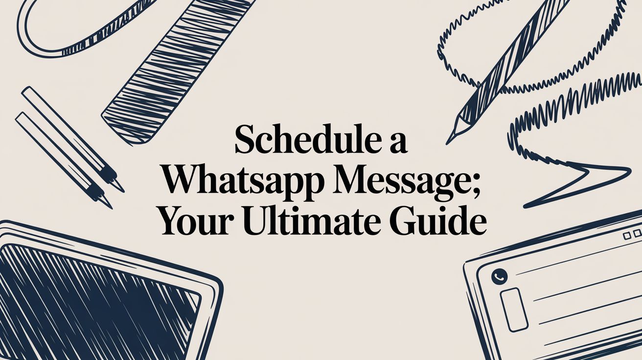 Schedule a WhatsApp Message: Your Ultimate Guide