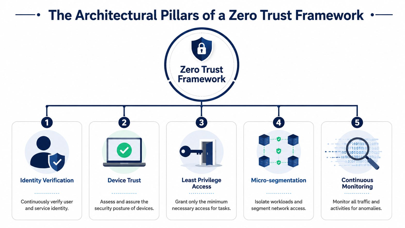 The Architectural Pillars of a Zero Trust Framework