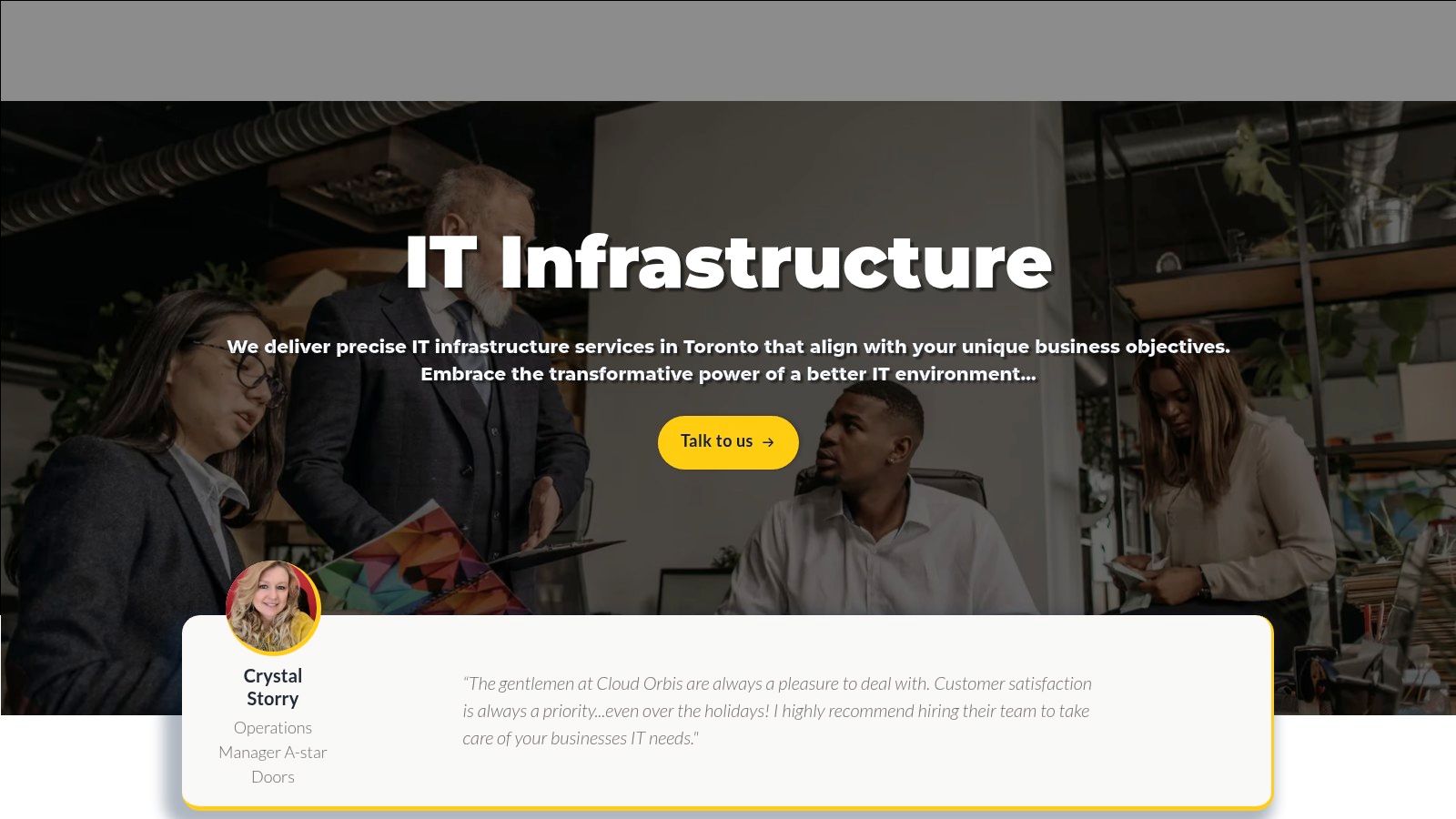 CloudOrbis, IT Infrastructure