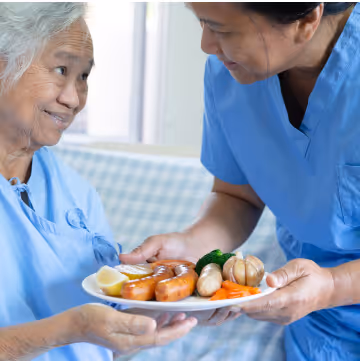 meal and medication assistance for elderly