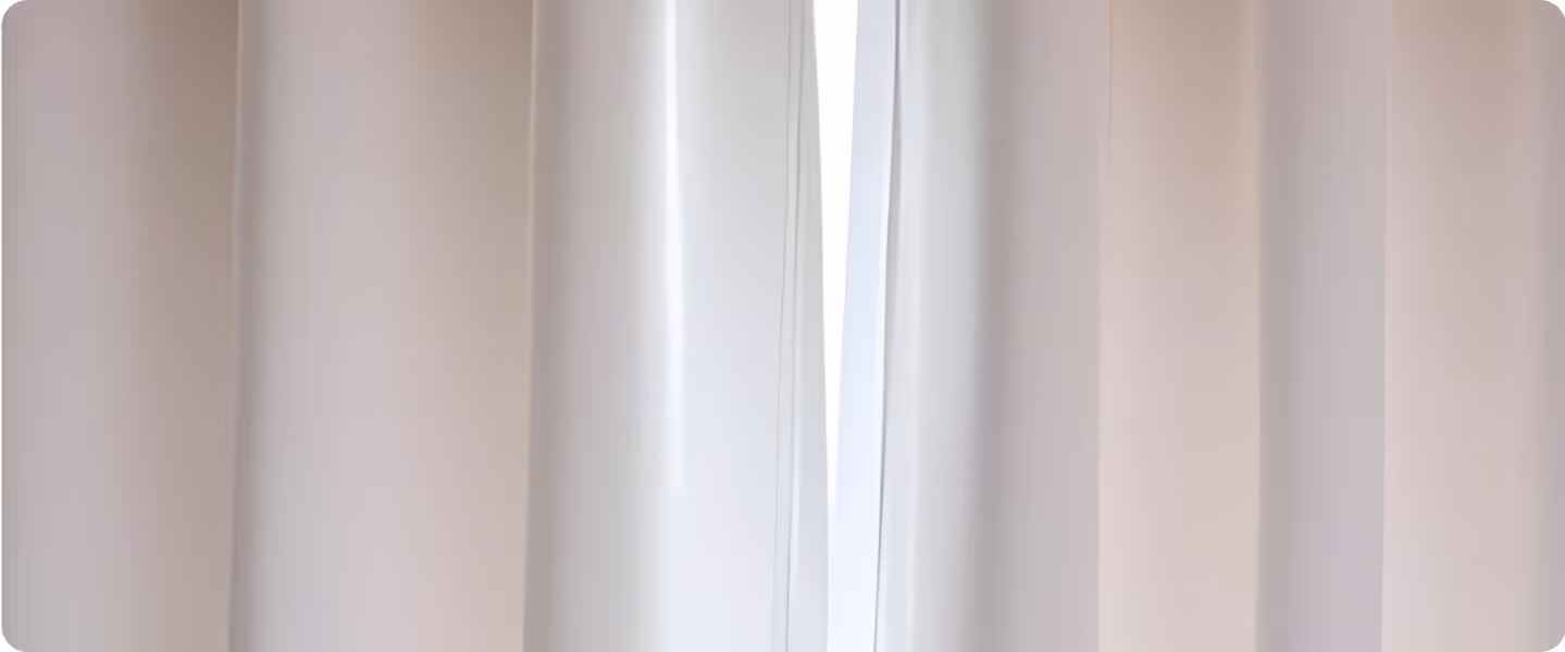 day curtain after cleaning