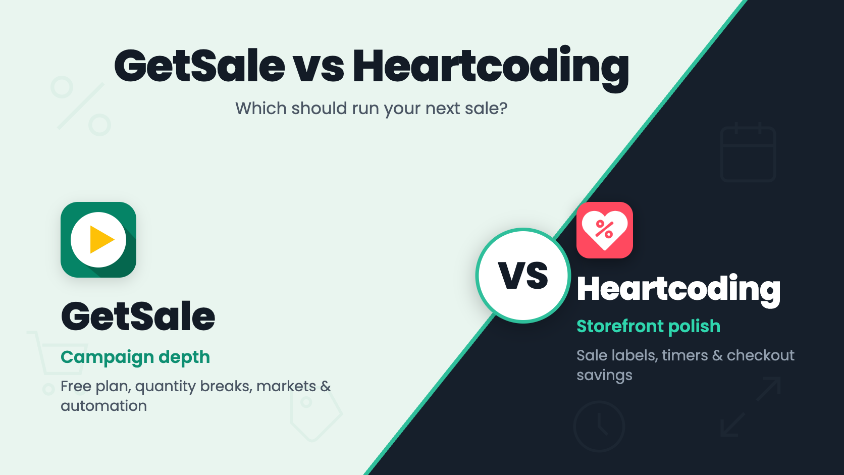 GetSale vs Heartcoding comparison