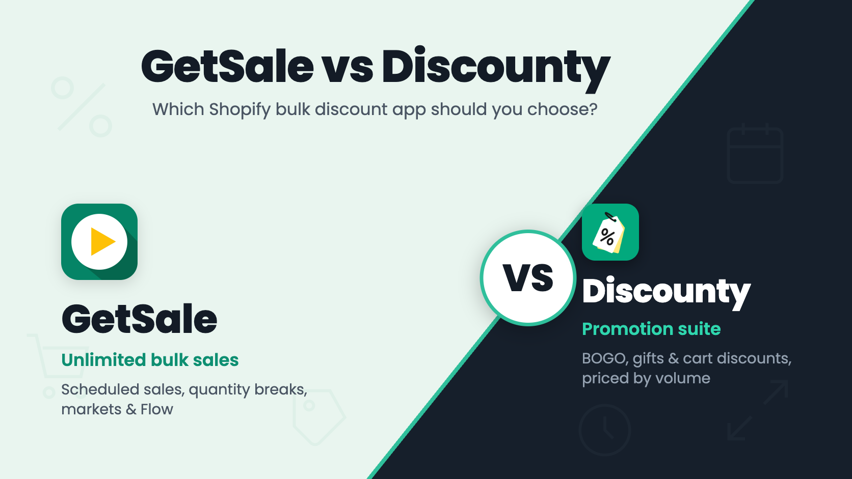 GetSale vs Discounty comparison