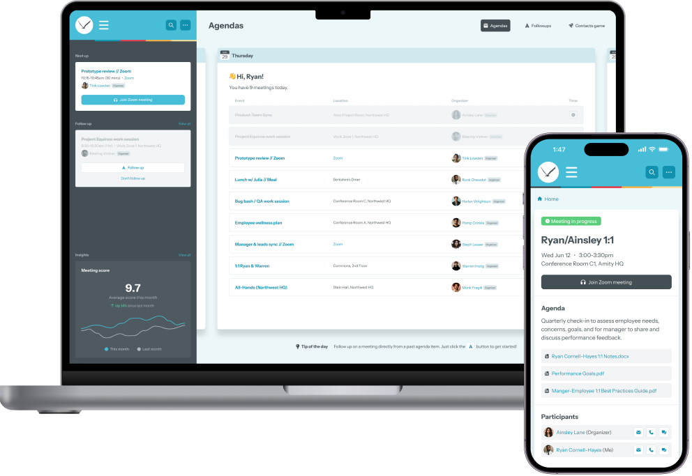 Take back your life - laptop and mobile.
