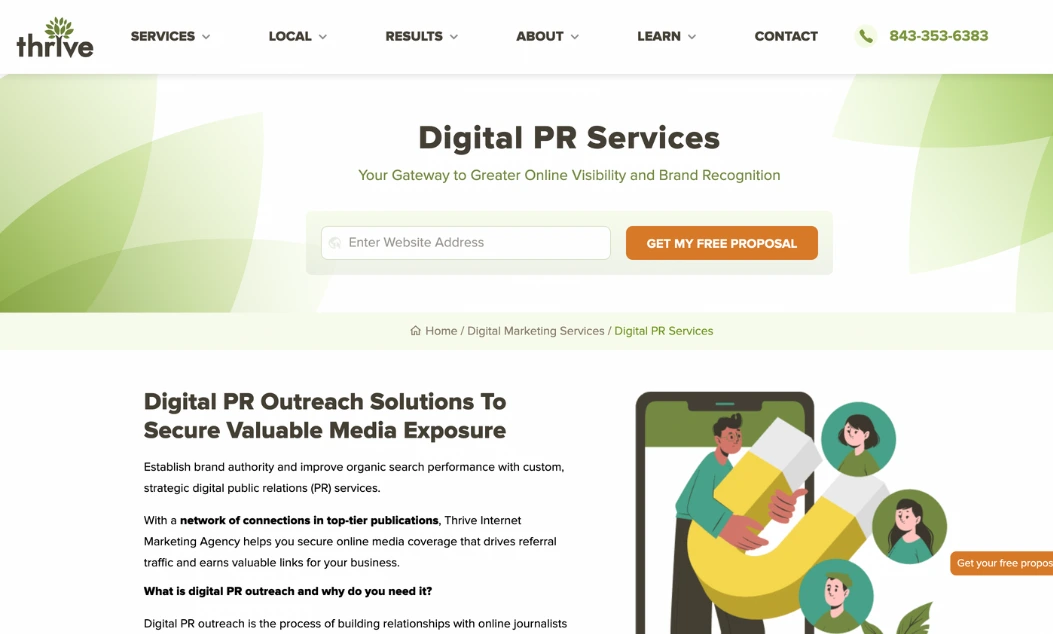Best Digital PR Agencies - Thrive Internet Marketing Agency