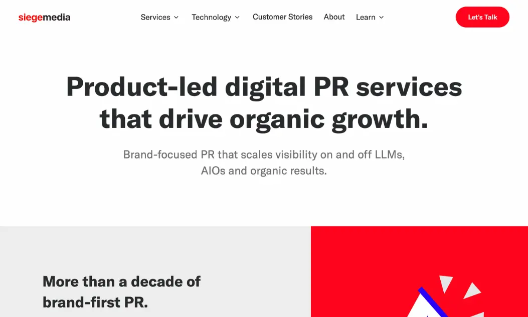 Best Digital PR Agencies - Siege Media