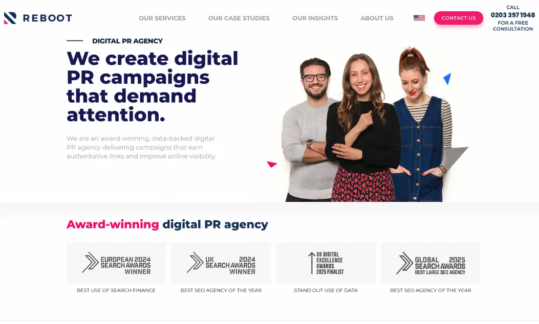 Best Digital PR Agencies - Reboot Online