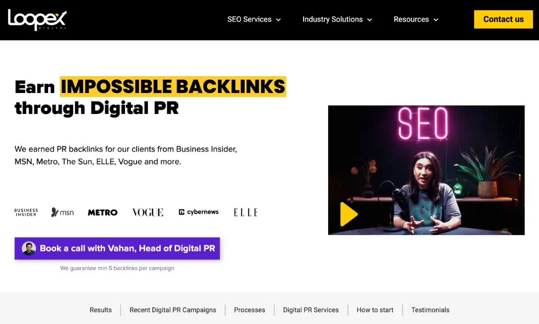 Best Digital PR Agencies - Loopex Digital