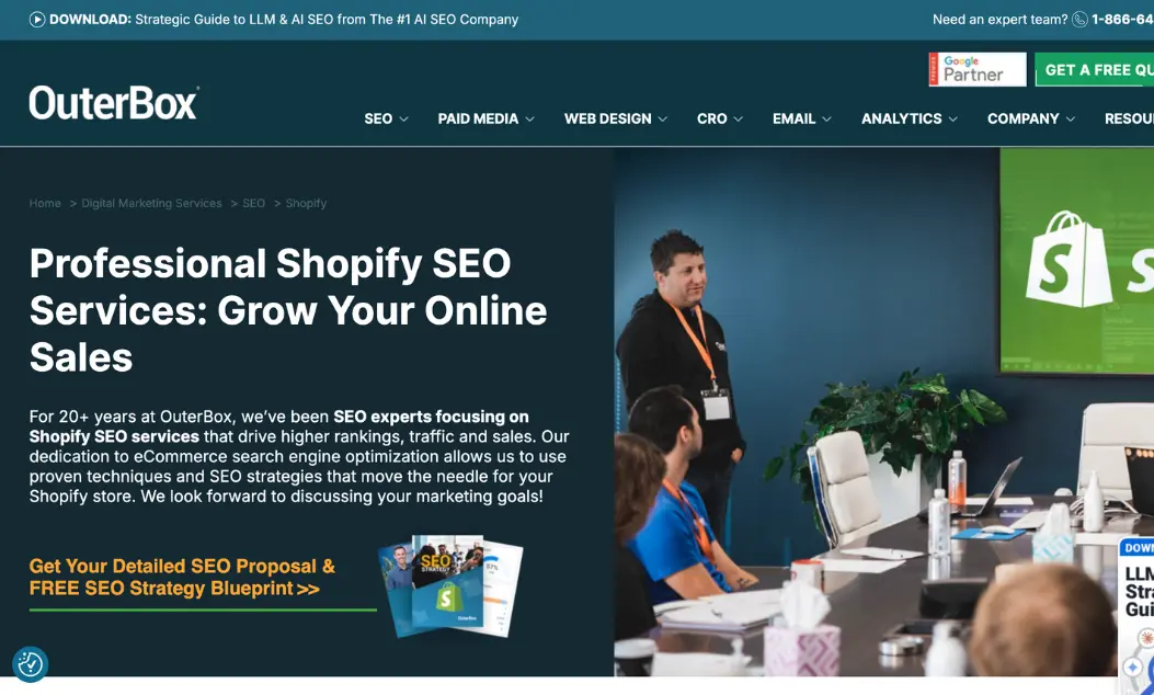 OuterBox - Best Shopify SEO Agencies in 2026