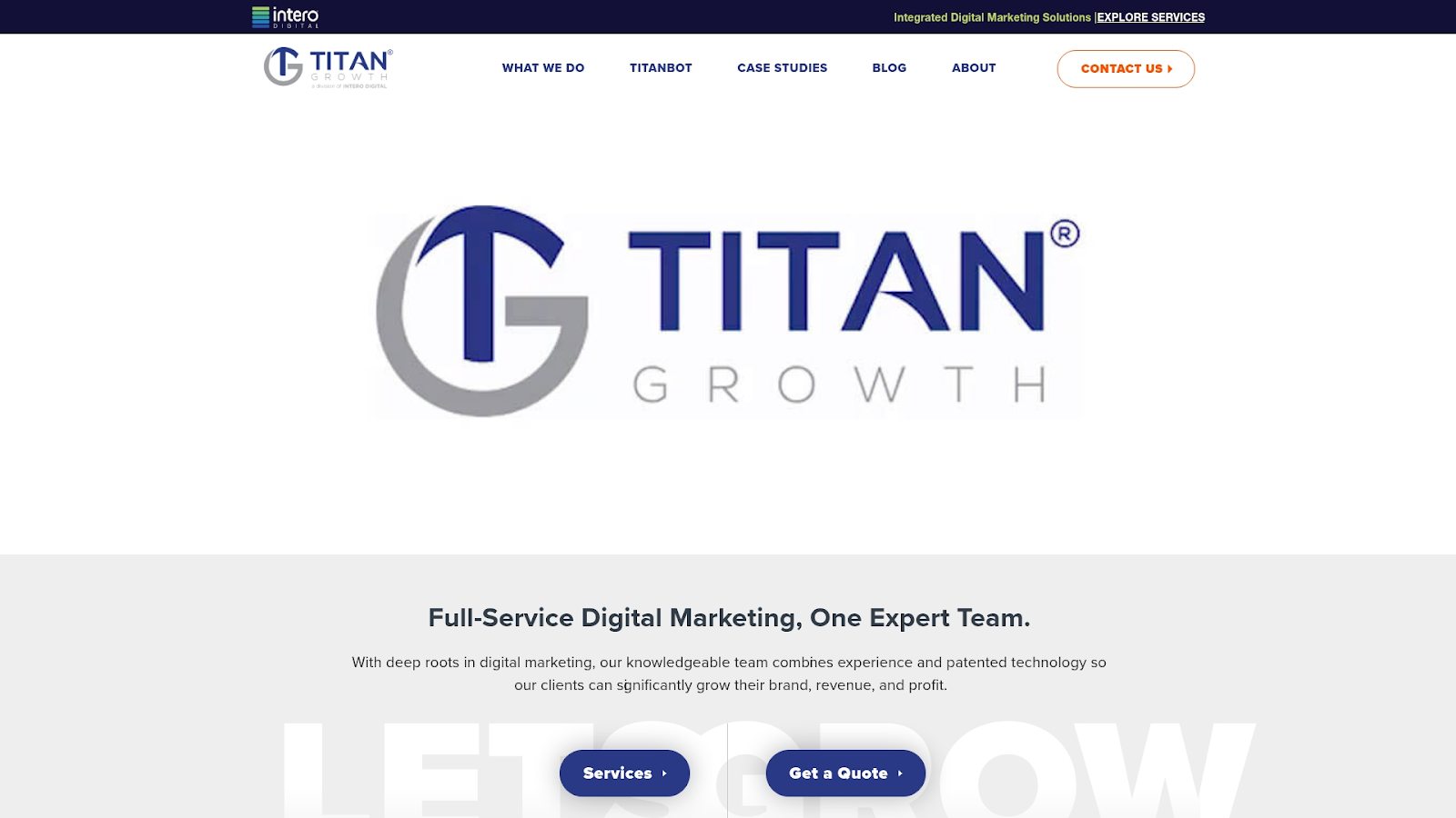 Titan Growth Screenshot