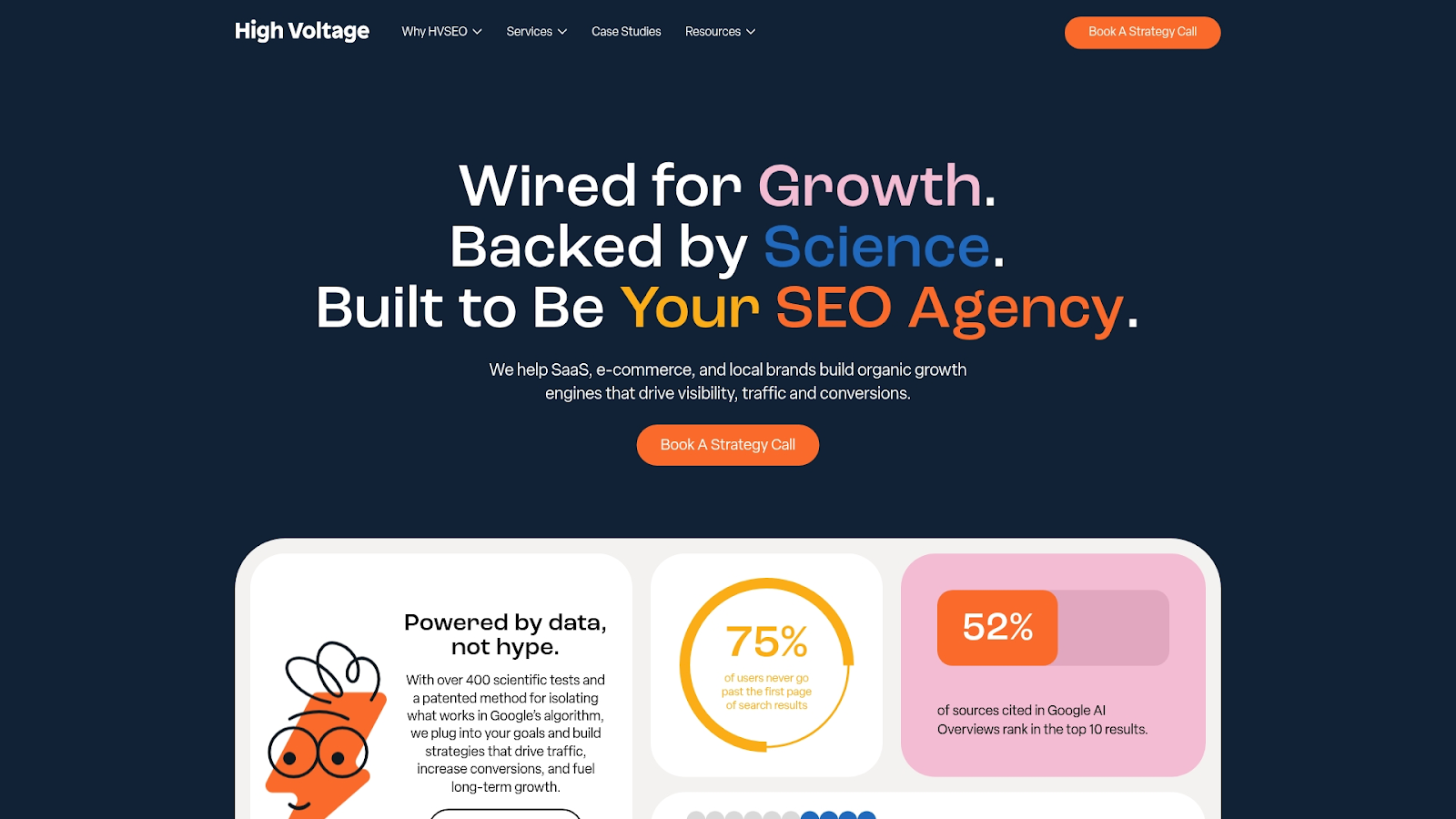 High Voltage SEO Screenshot