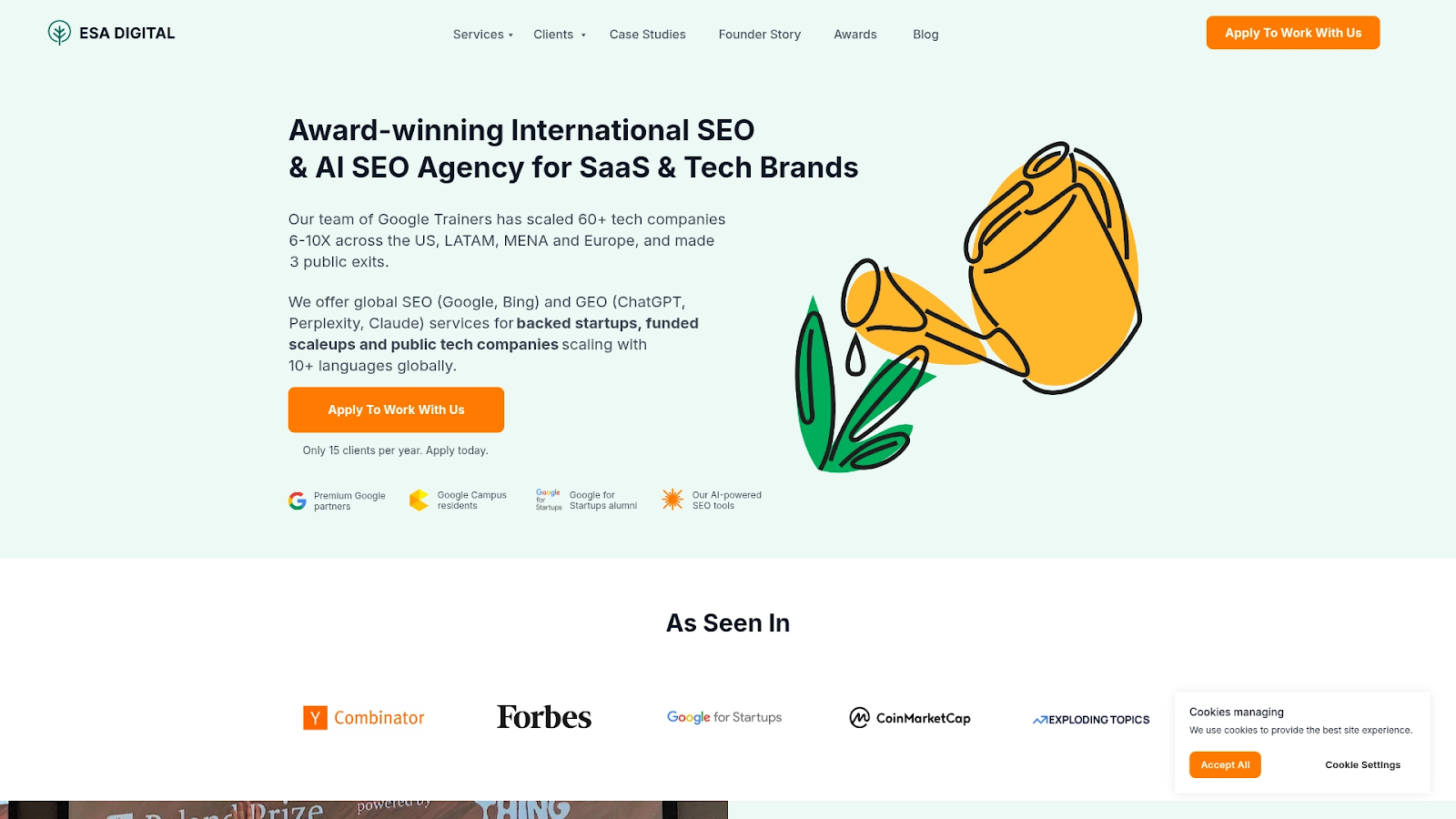 ESA Digital Ltd. Screenshot