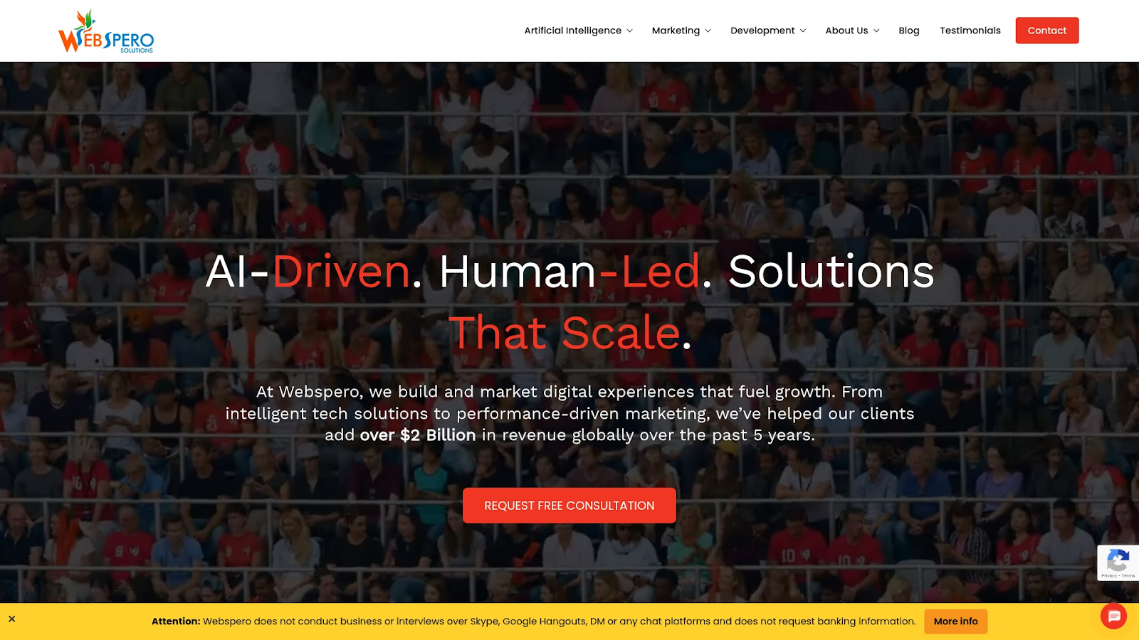 WebSpero Solutions Screenshot