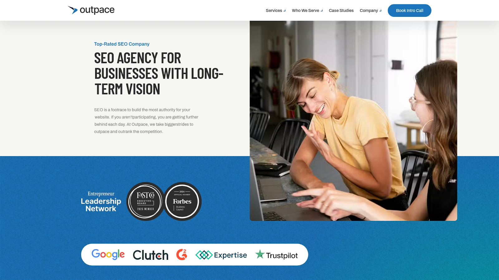 Outpace SEO Screenshot