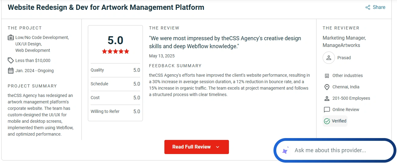 Webflow Real User Review