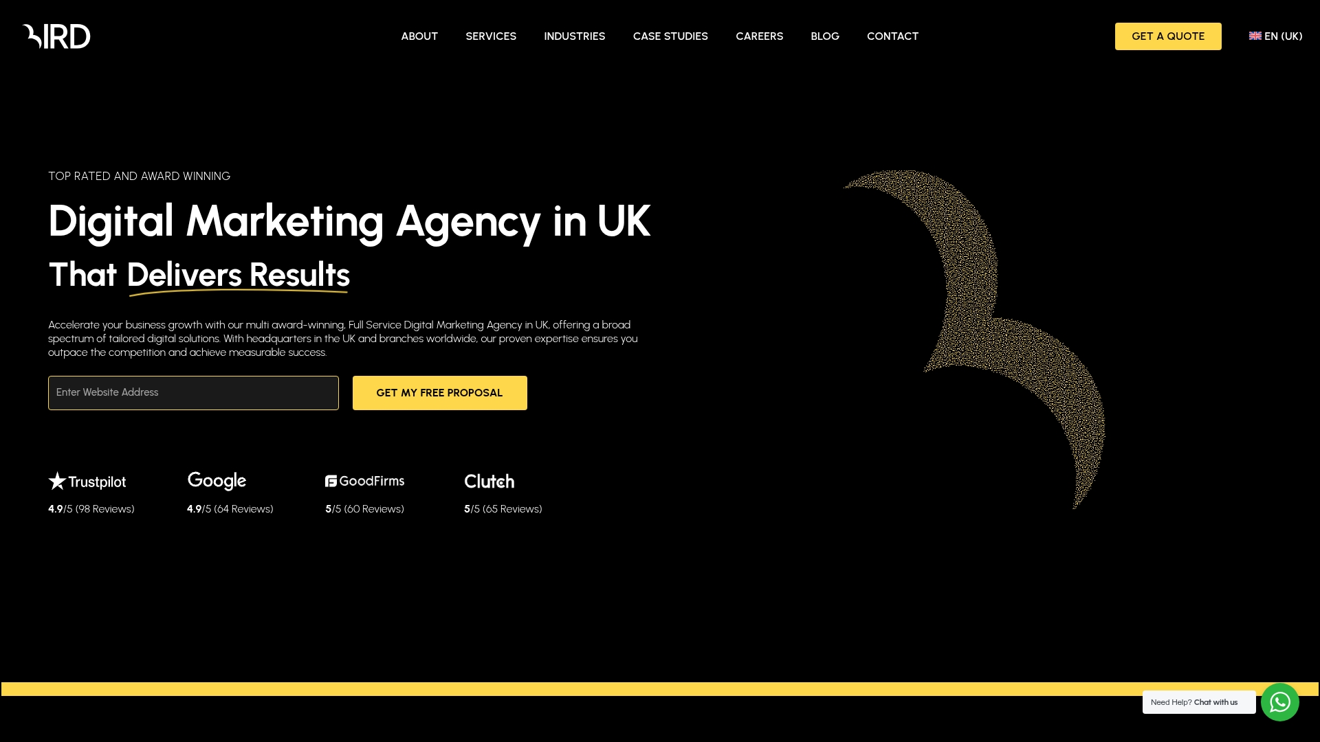 Bird Marketing Screenshot
