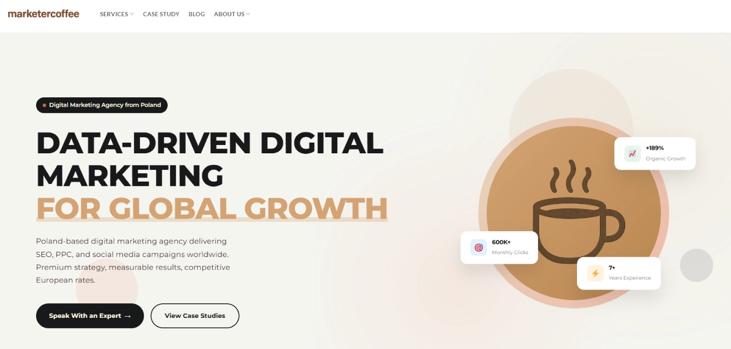 Marketer Coffee - Best for AI Search Visibility Across International Markets