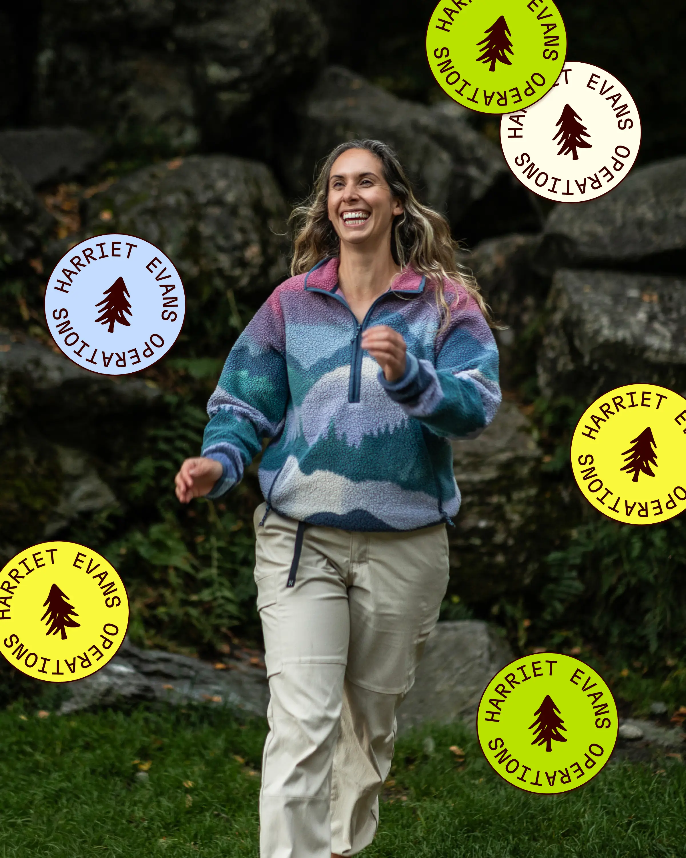 Vibrant website design for Create Heart Work mocked up on an ipad