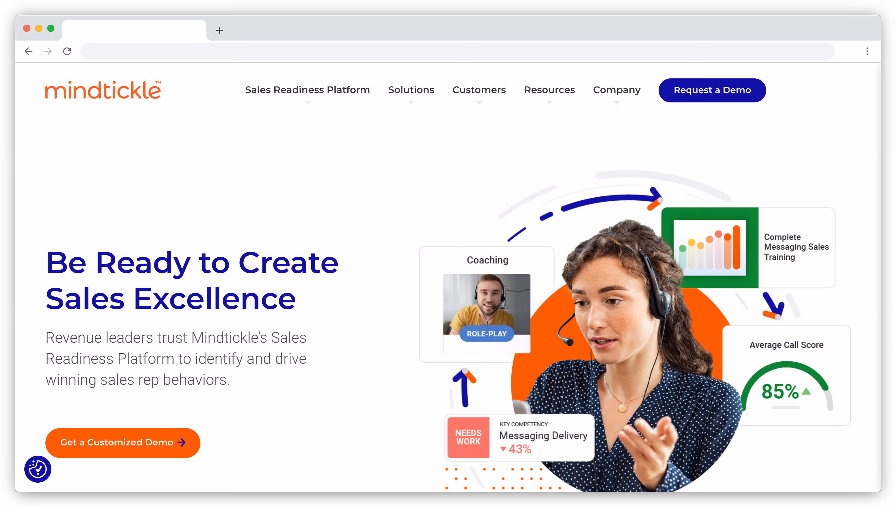 Mindtickle product screenshot