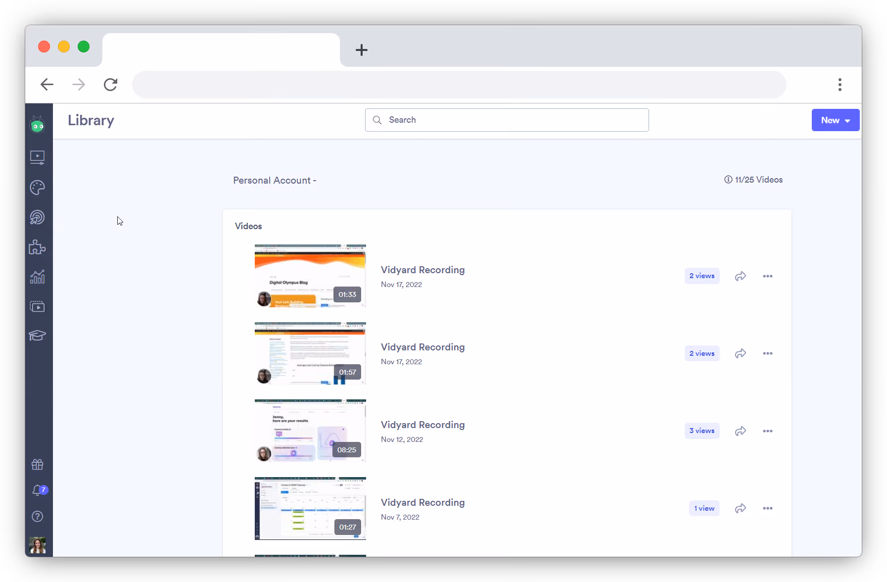 Vidyard product screenshot