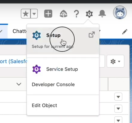 Salesforce custom report type setup